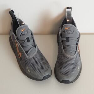 Nike Air Max 270 Multi Swoosh Smoke Grey FN7787-001 Boys Size 3